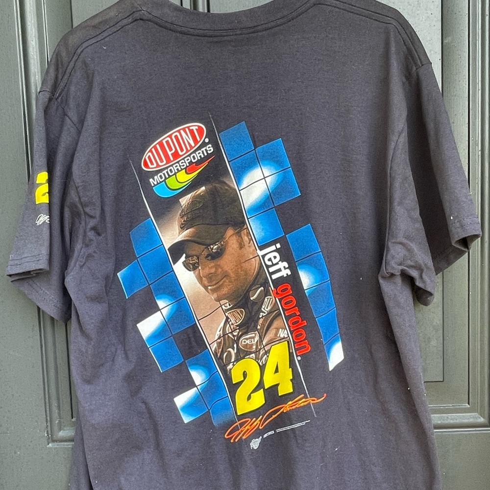 Vintage Jeff Gordon shirt with front and back design